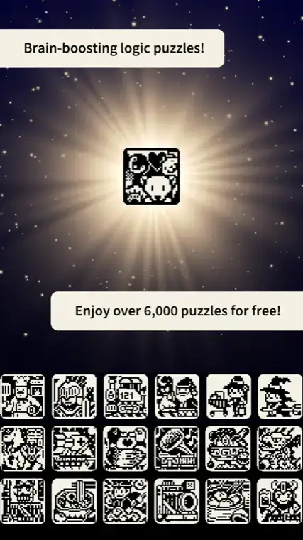 Gameplay screenshot of Nonogram Galaxy